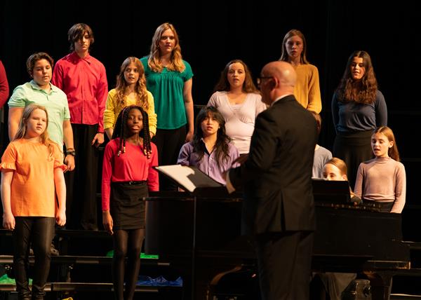 2023 All County Chorus Students Performing
